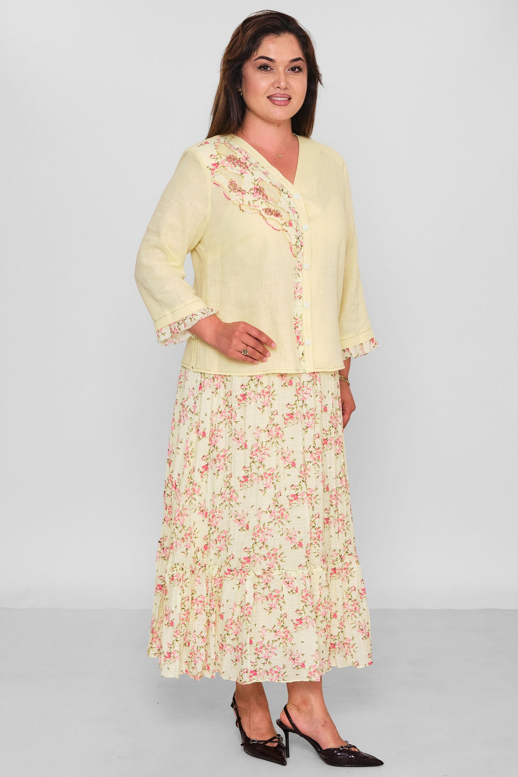 Gumanize - Plus Size Suit (GMZTK695-8291) - 8690200197963