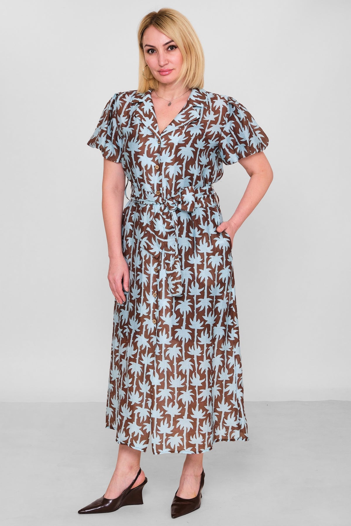 Revaro - Regular Size Dress (RVR26YS-9135) - 8690200198014