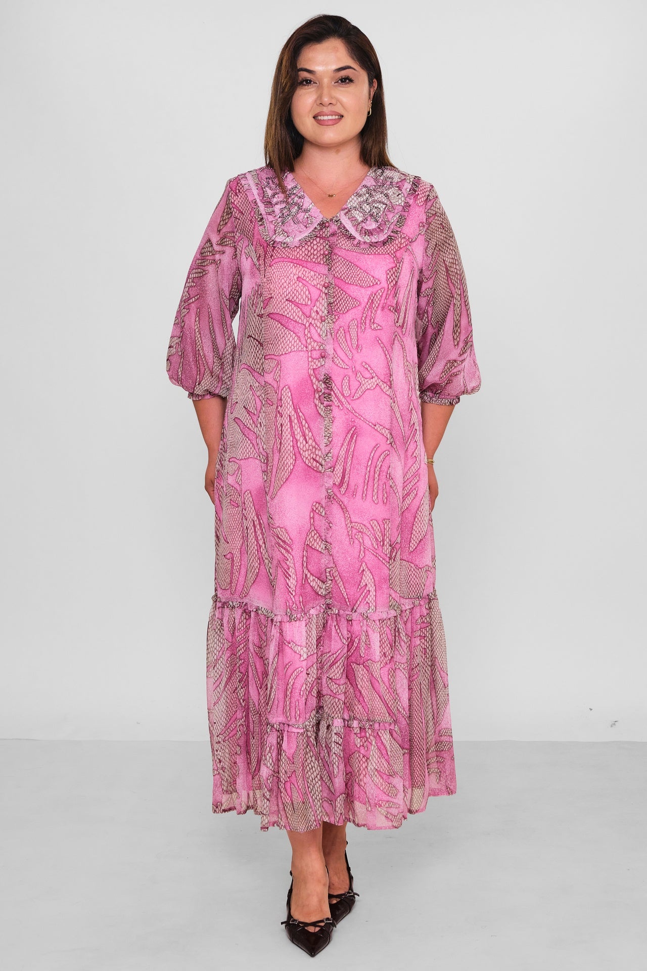 Gumanize - Plus Size Dress (GMZ2025-466-7507) - 8690200198045