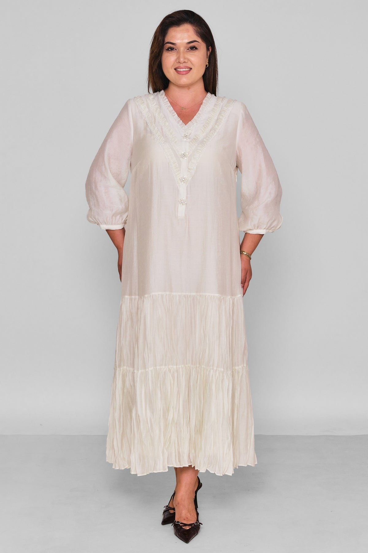 Gumanize - Plus Size Dress (GMZ2026-702-7929) - 8690200198052