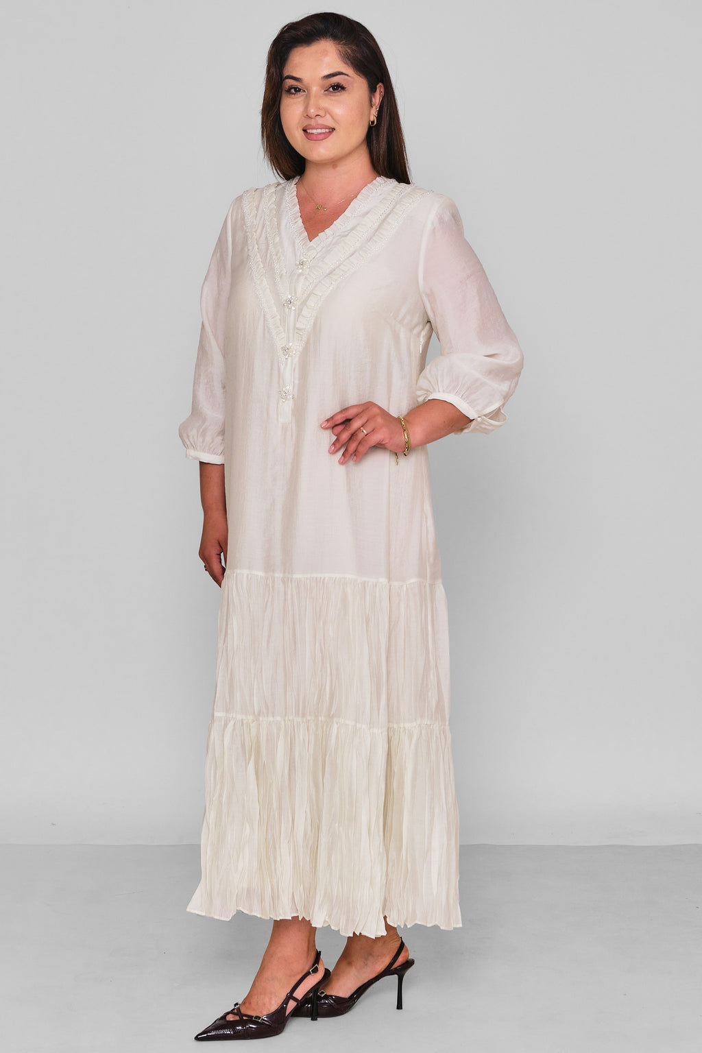 Gumanize - Plus Size Dress (GMZ2026-702-7929) - 8690200198052