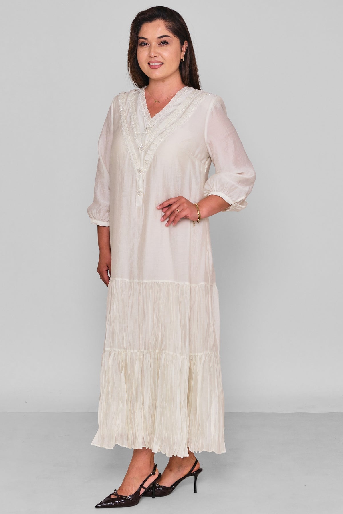 Gumanize - Plus Size Dress (GMZ2026-702-7929) - 8690200198052