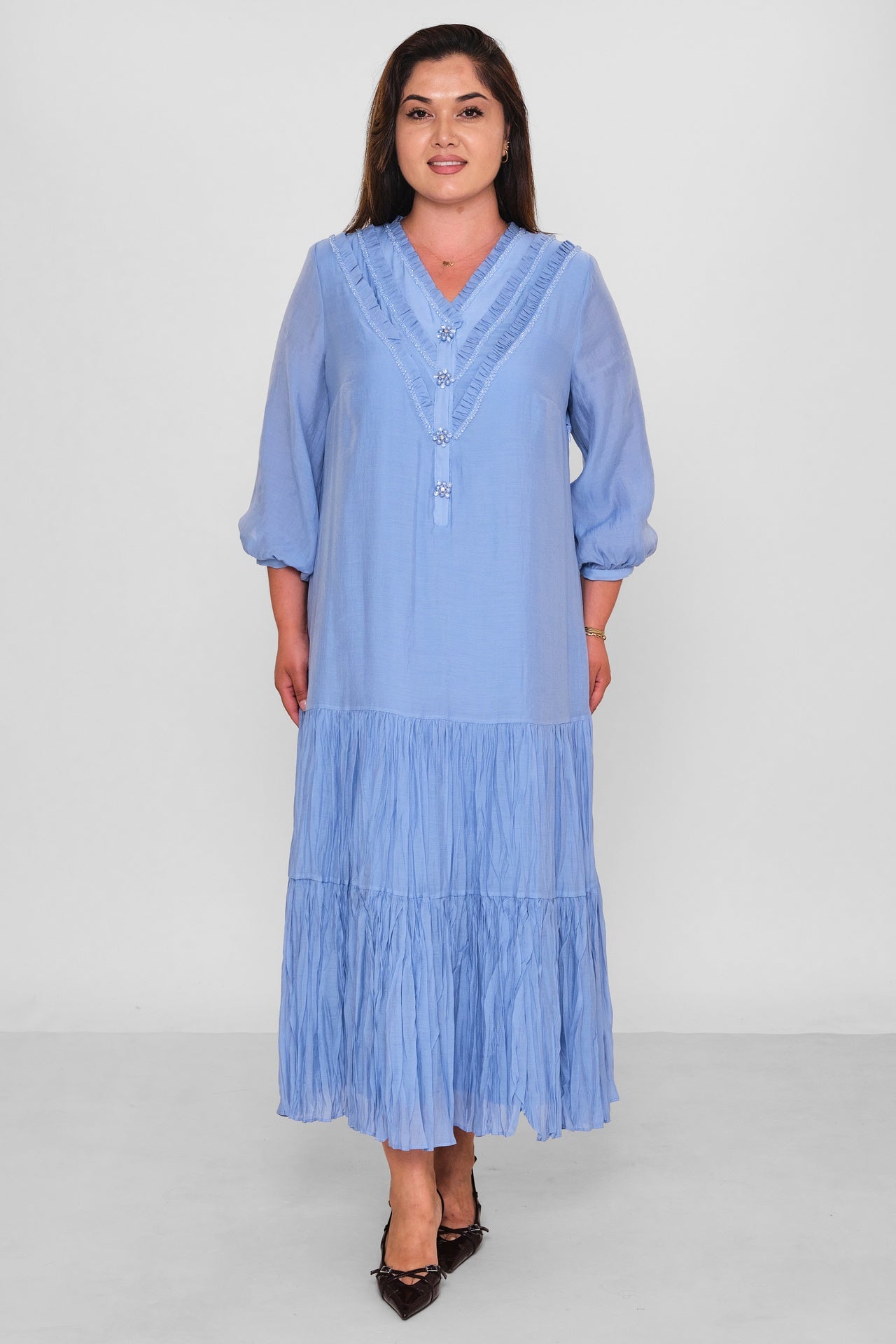 Gumanize - Plus Size Dress (GMZ2026-702-7929) - 8690200198069