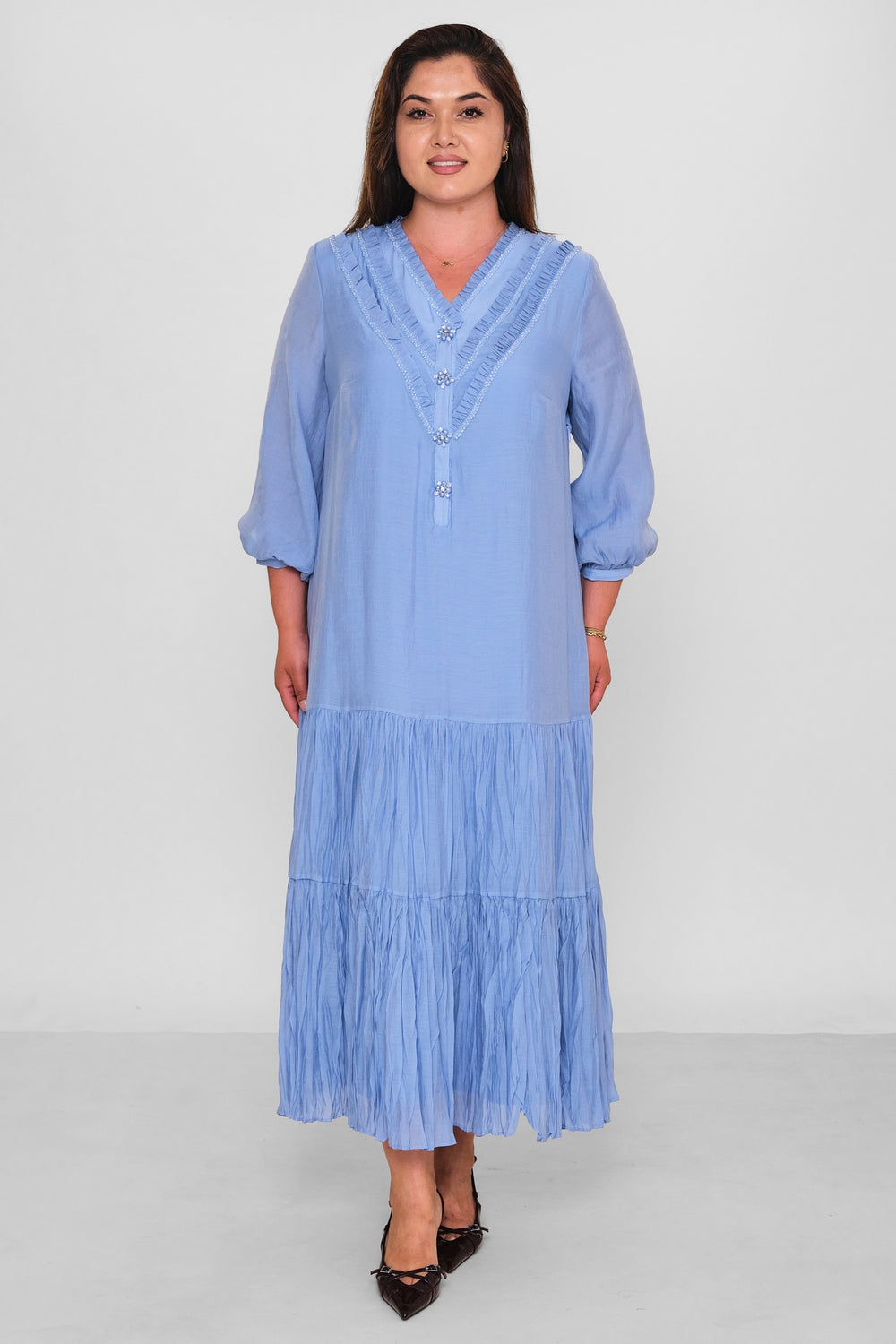 Gumanize - Plus Size Dress (GMZ2026-702-7929) - 8690200198069