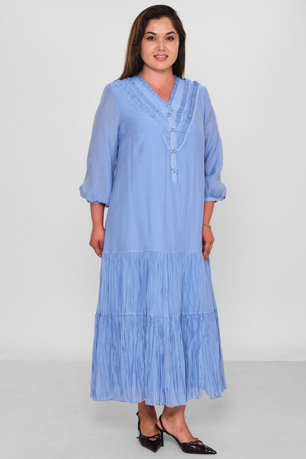 Gumanize - Plus Size Dress (GMZ2026-702-7929) - 8690200198069