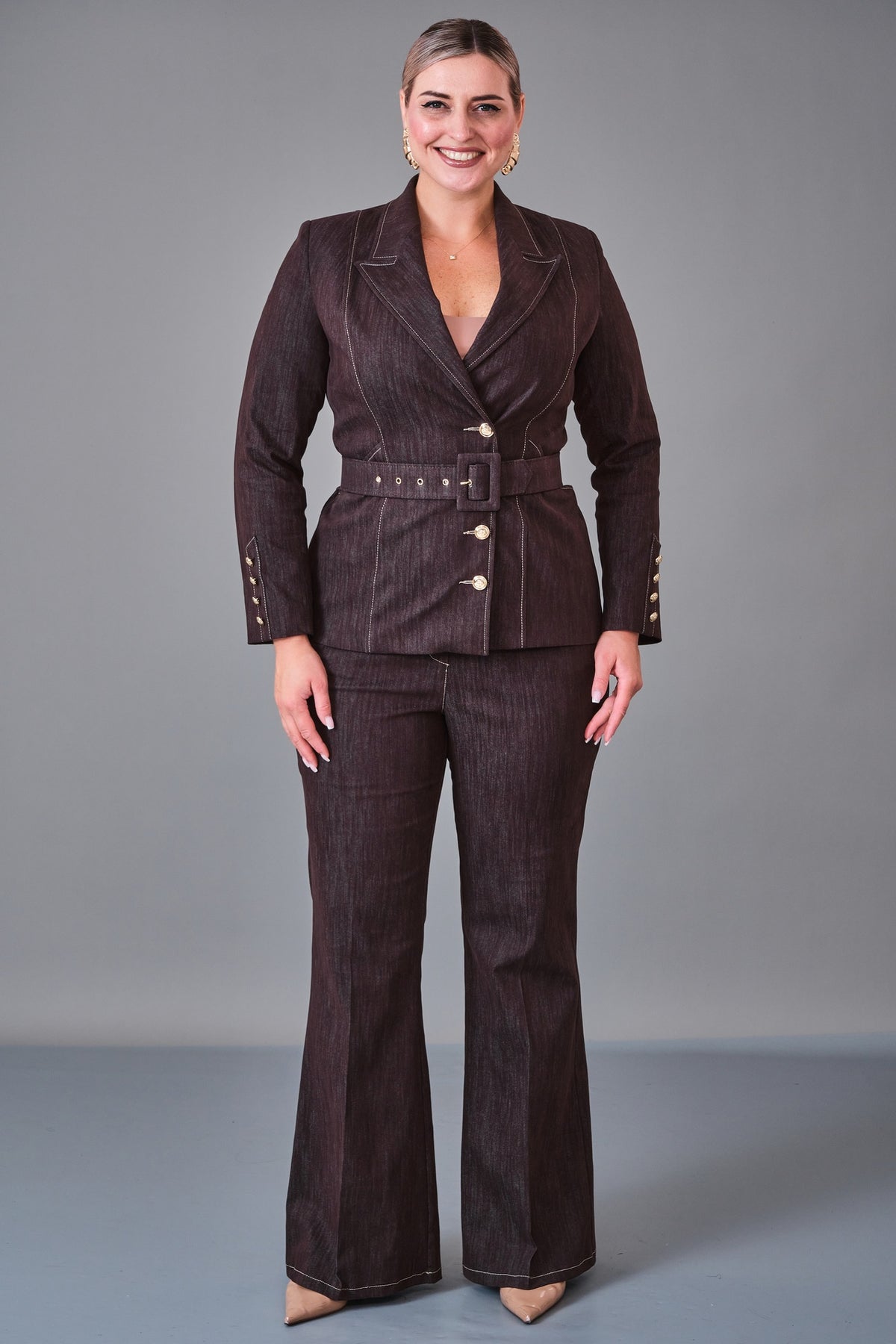 Butik Dayi - Plus Size Suit (BDY27K44364)