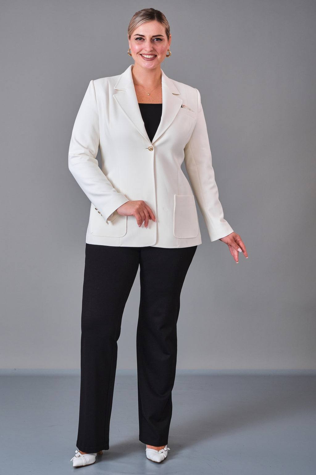 Butik Dayi - Plus Size Jacket (BDY27K44374)