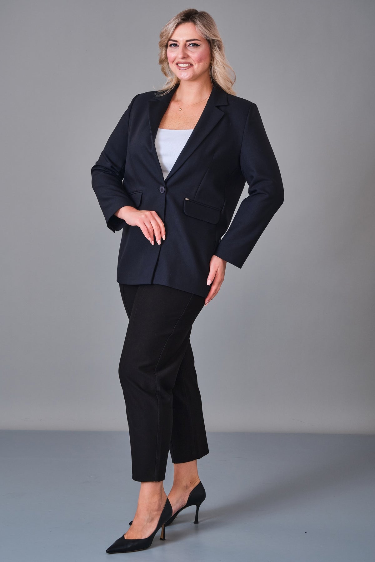 Elitline - Plus Size Jacket (ELT26Y4-59-3020) - 8690200200304
