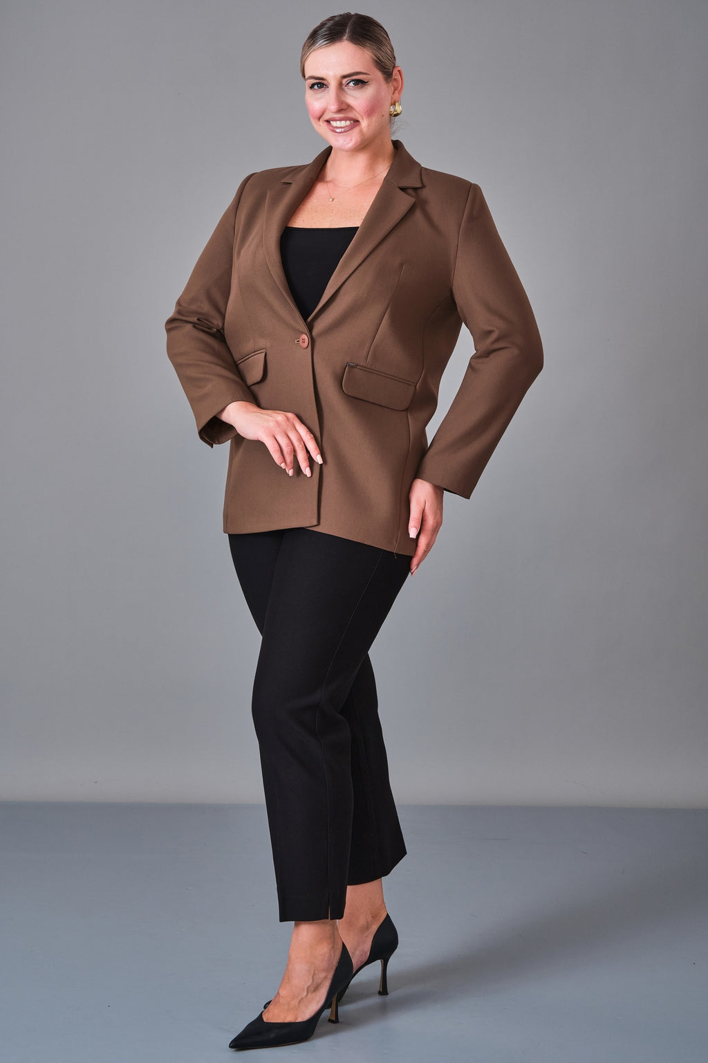 Elitline - Plus Size Jacket (ELT26Y4-59-3020) - 8690200200311