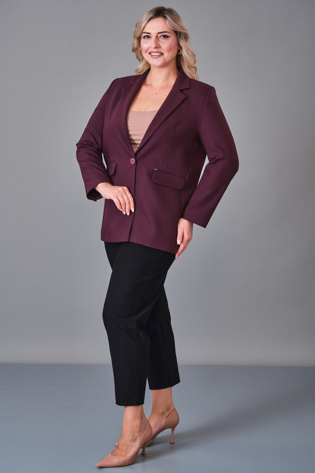 Elitline - Plus Size Jacket (ELT26Y4-59-3020) - 8690200200359