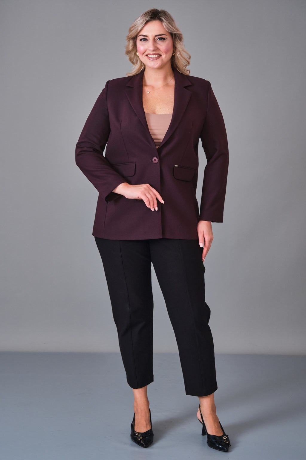 Elitline - Plus Size Jacket (ELT26Y4-59-3020) - 8690200200366