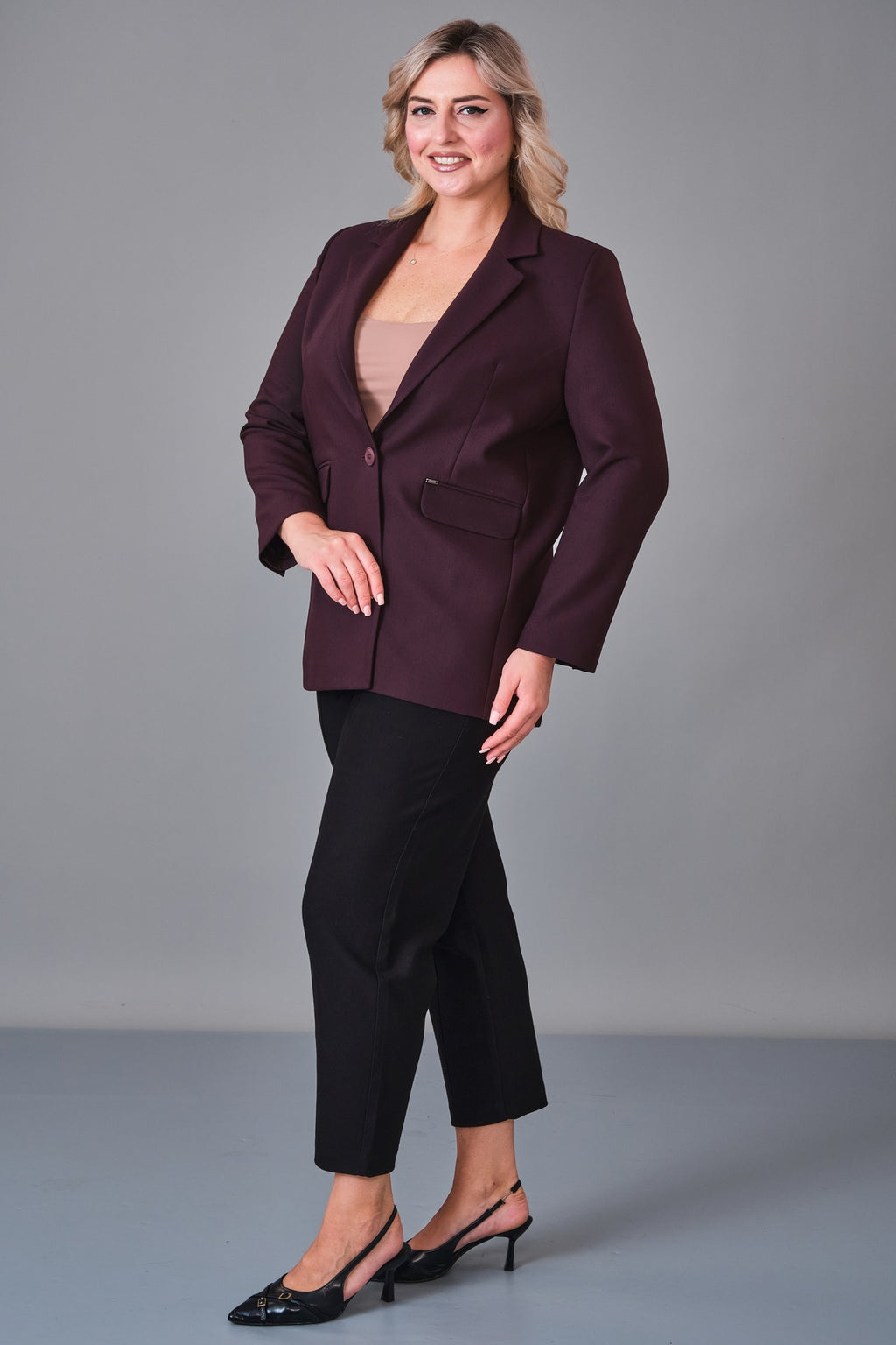 Elitline - Plus Size Jacket (ELT26Y4-59-3020) - 8690200200366