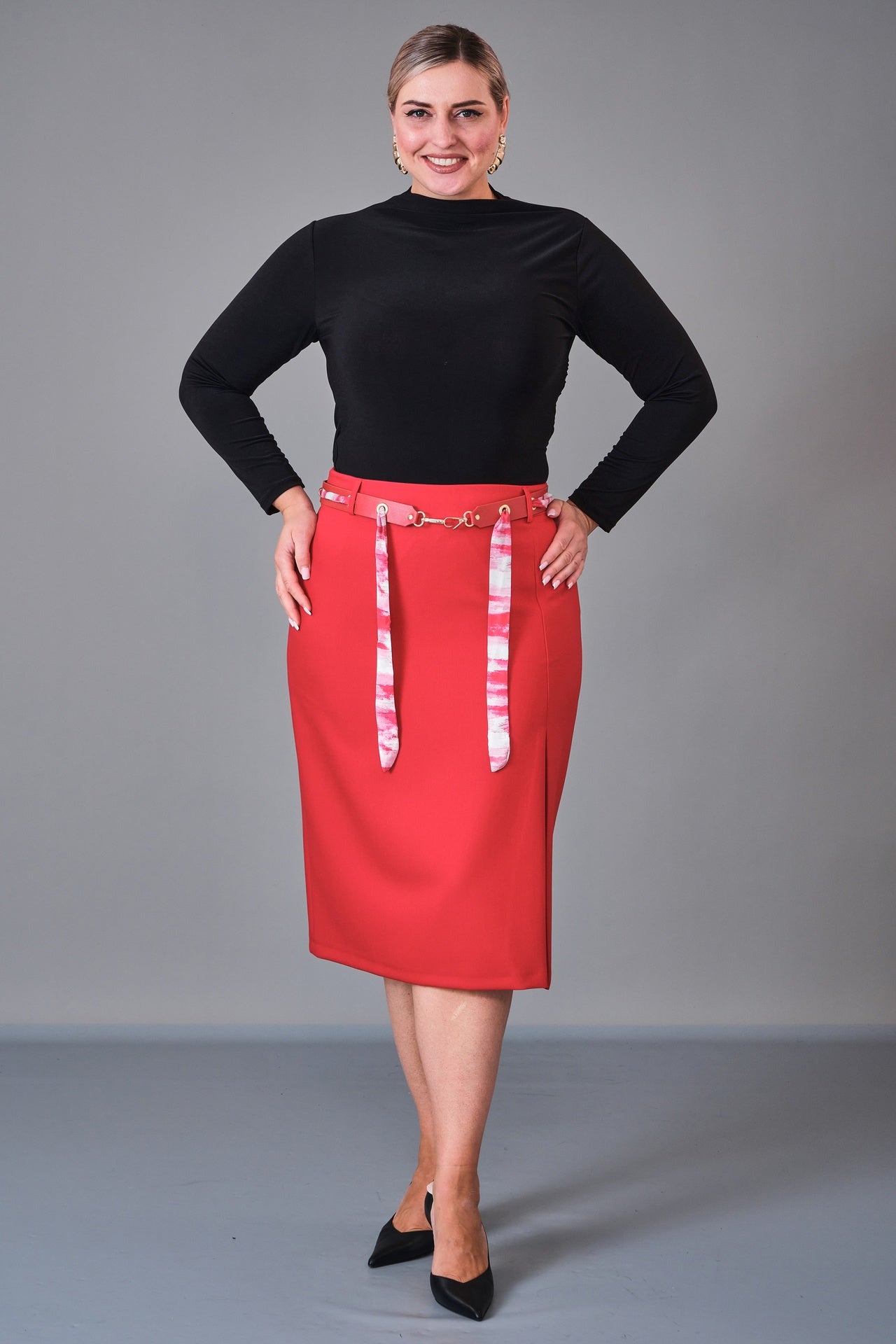 Dayi - Plus Size Skirt (BDY27K31569) - 8690200200755