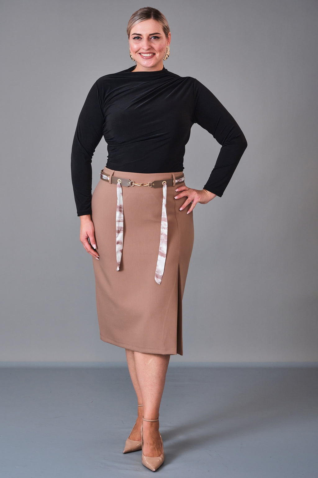 Dayi - Plus Size Skirt (BDY27K31569) - 8690200200762
