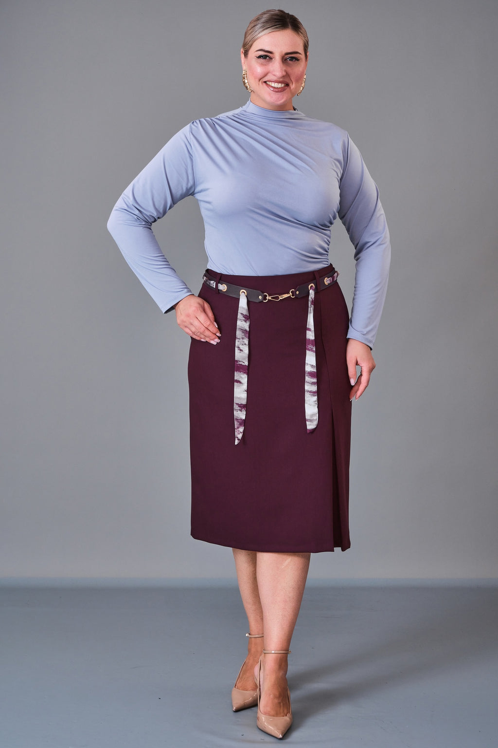 Dayi - Plus Size Skirt (BDY27K31569) - 8690200200779