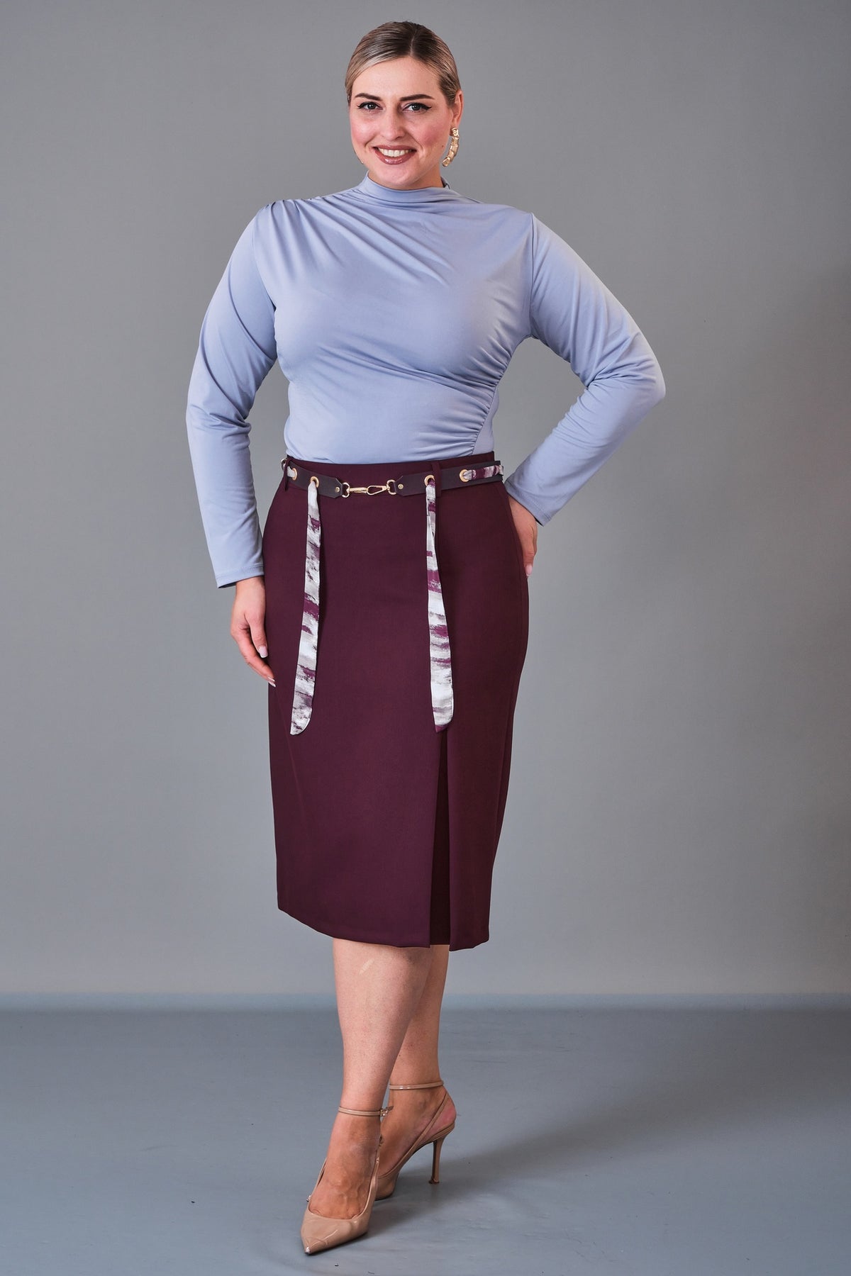 Dayi - Plus Size Skirt (BDY27K31569) - 8690200200779