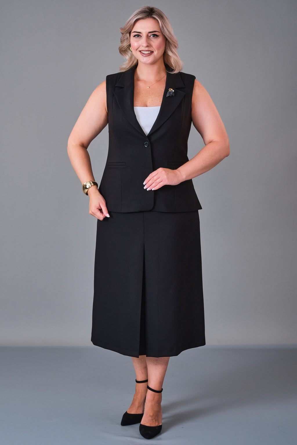 Meira - Plus Size Suit (MEI27K8575)