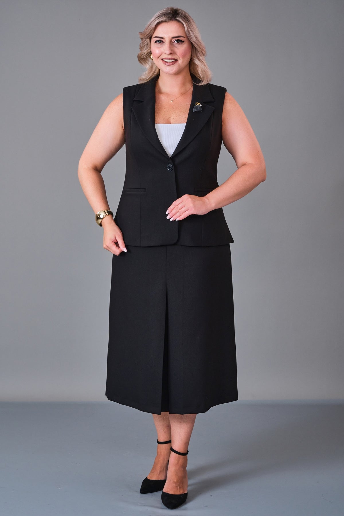 Meira - Plus Size Suit (MEI27K8575)