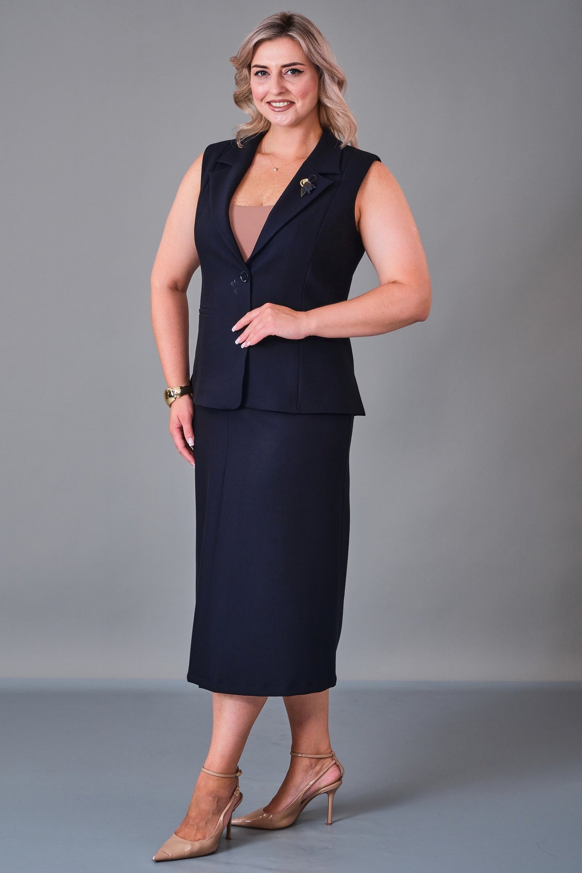 Meira - Plus Size Suit (MEI27K8575)