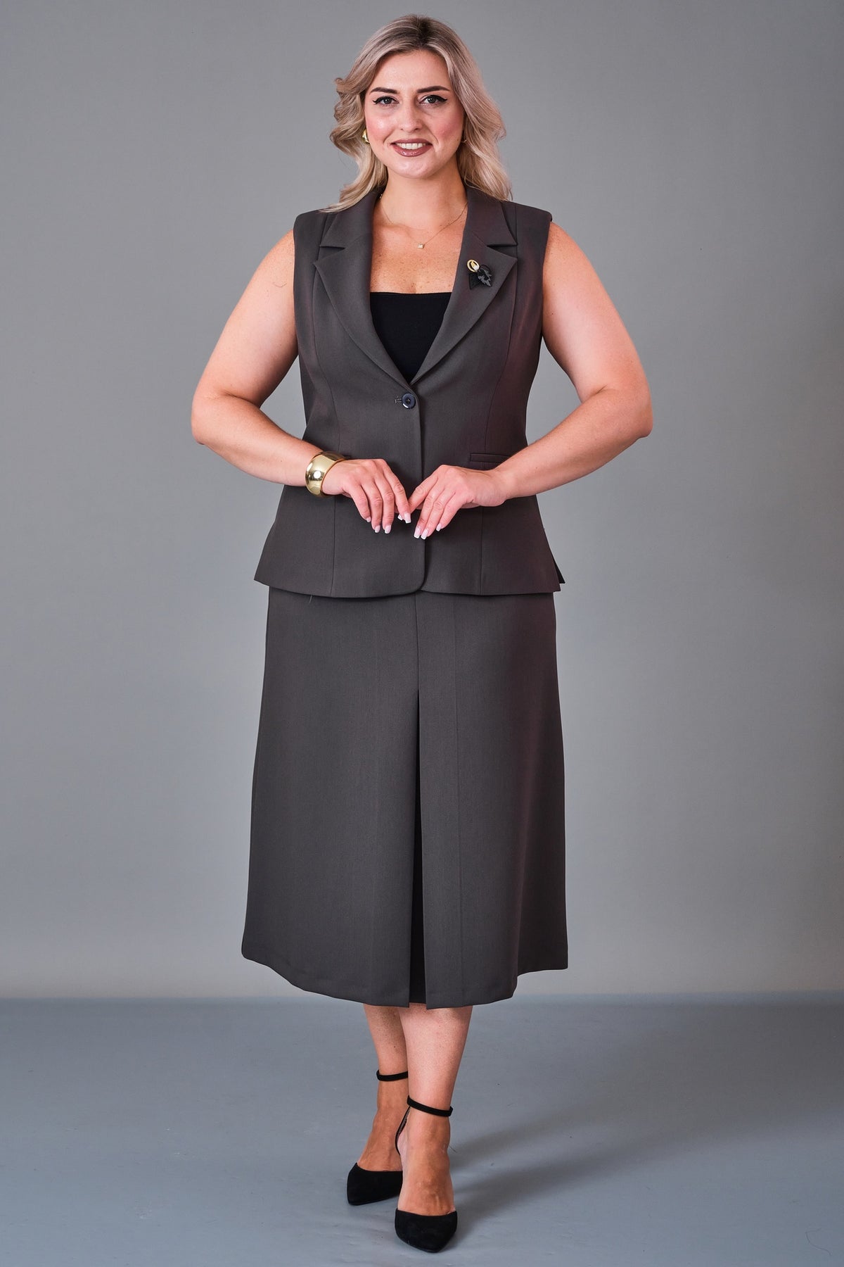Meira - Plus Size Suit (MEI27K8575)
