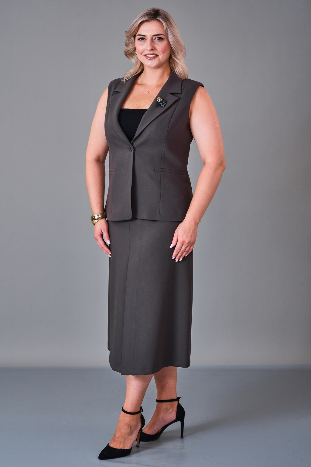Meira - Plus Size Suit (MEI27K8575)