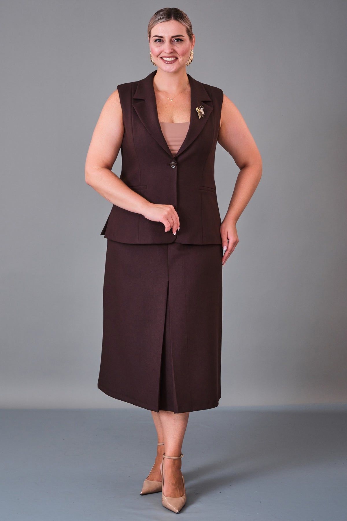 Meira - Plus Size Suit (MEI27K8575)