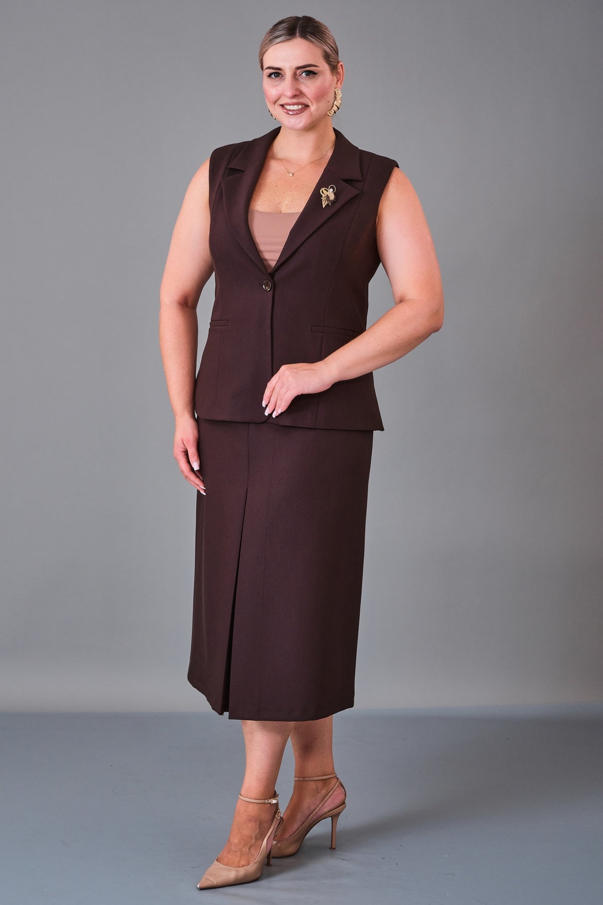 Meira - Plus Size Suit (MEI27K8575)