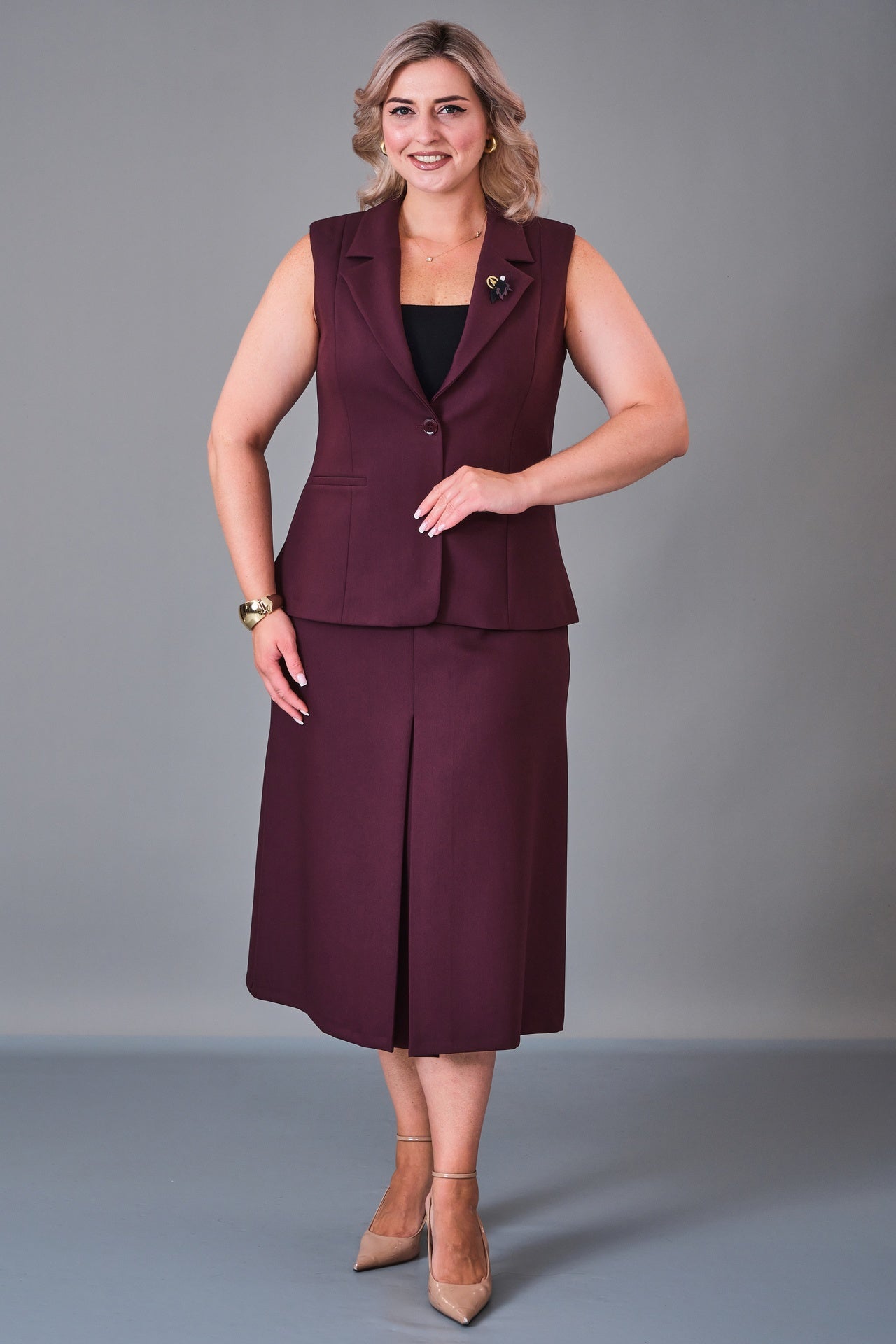 Meira - Plus Size Suit (MEI27K8575) - 8690200201721