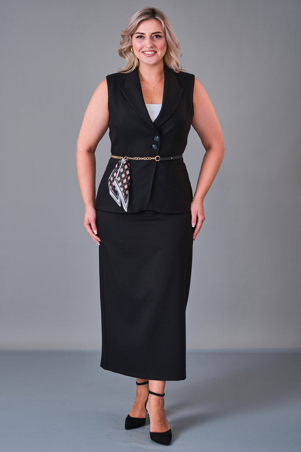 Meira - Plus Size Suit (MEI27K8585) - 8690200201868