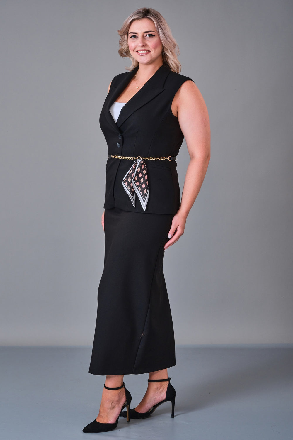 Meira - Plus Size Suit (MEI27K8585) - 8690200201868