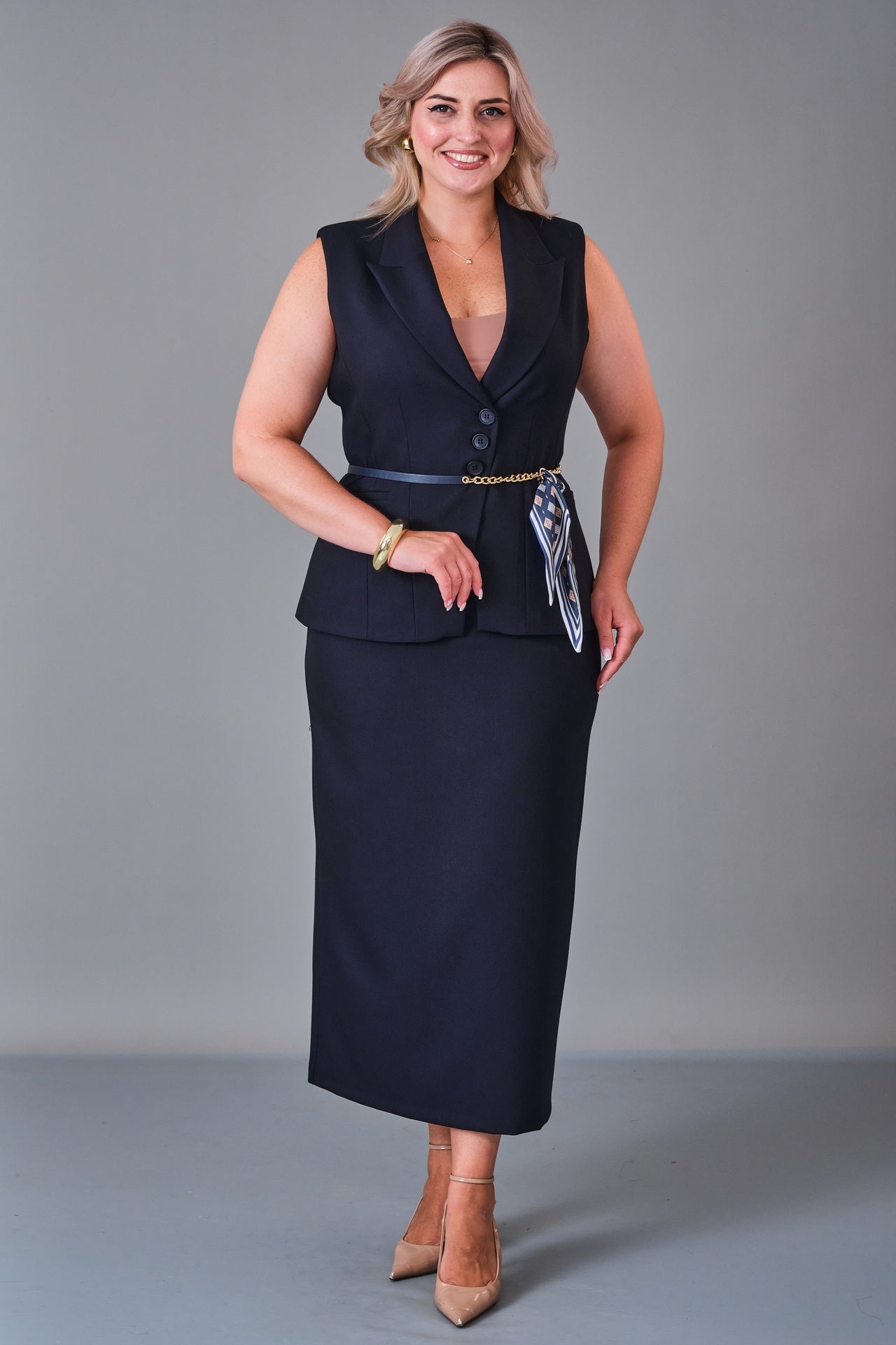 Meira - Plus Size Suit (MEI27K8585) - 8690200201875