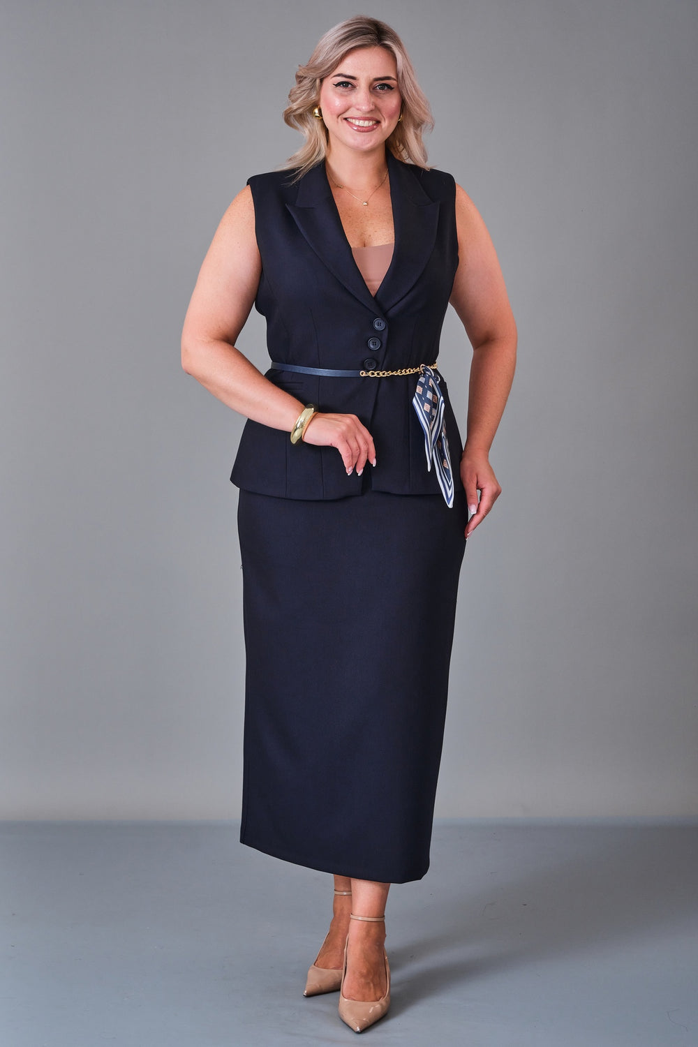 Meira - Plus Size Suit (MEI27K8585) - 8690200201875