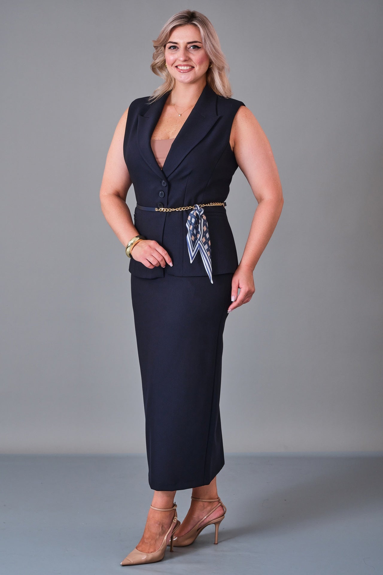 Meira - Plus Size Suit (MEI27K8585) - 8690200201875
