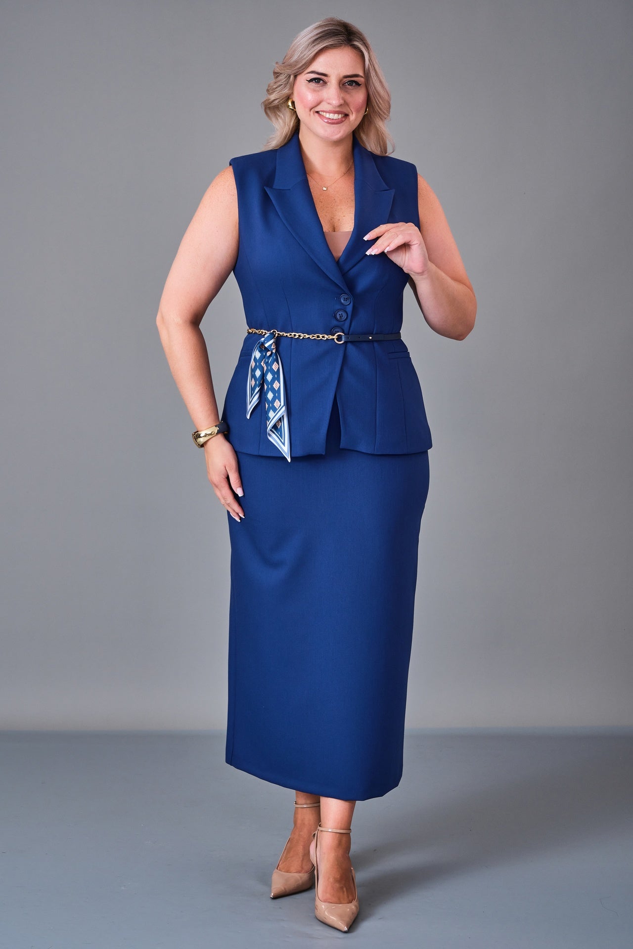 Meira - Plus Size Suit (MEI27K8585) - 8690200201882