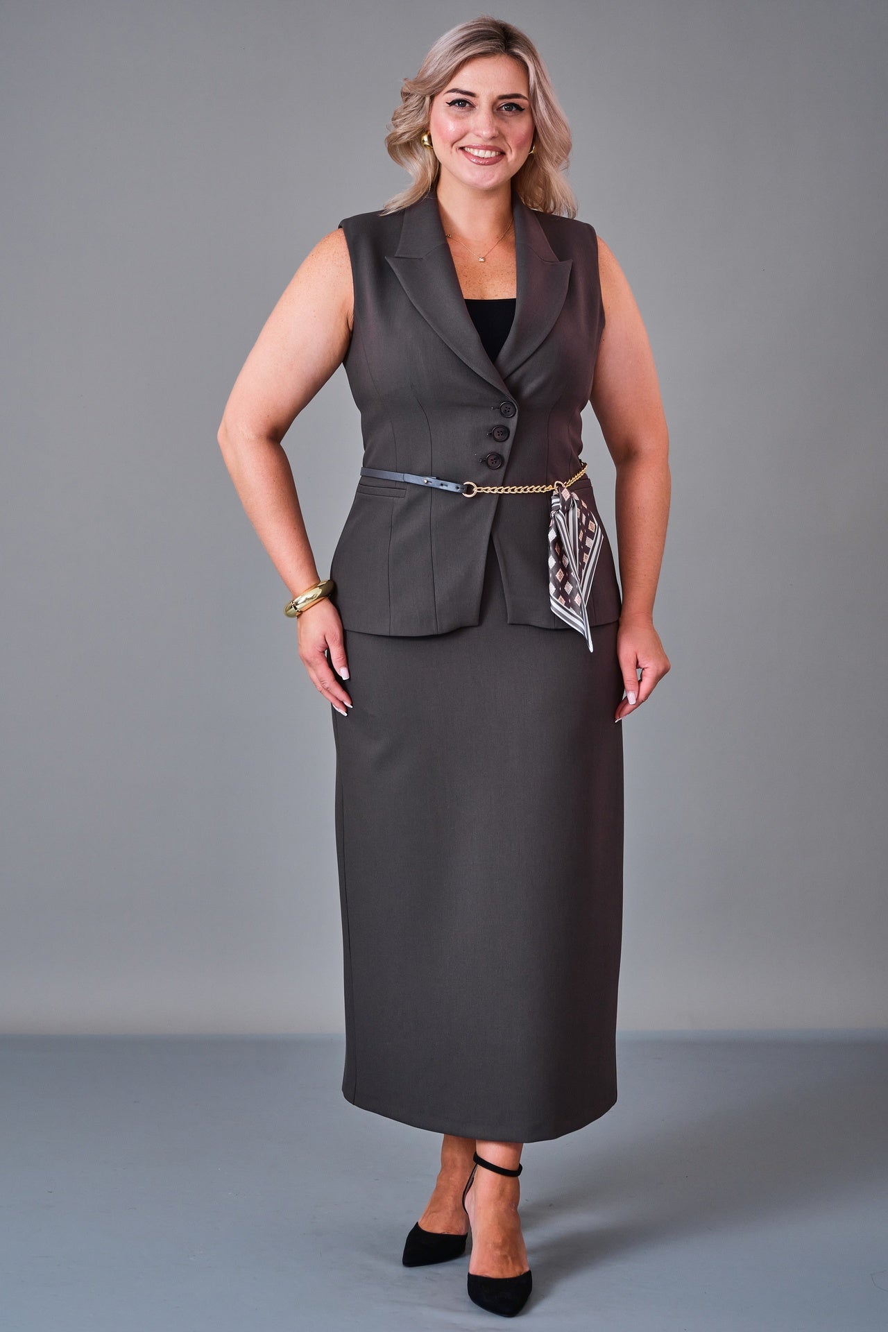 Meira - Plus Size Suit (MEI27K8585) - 8690200201899