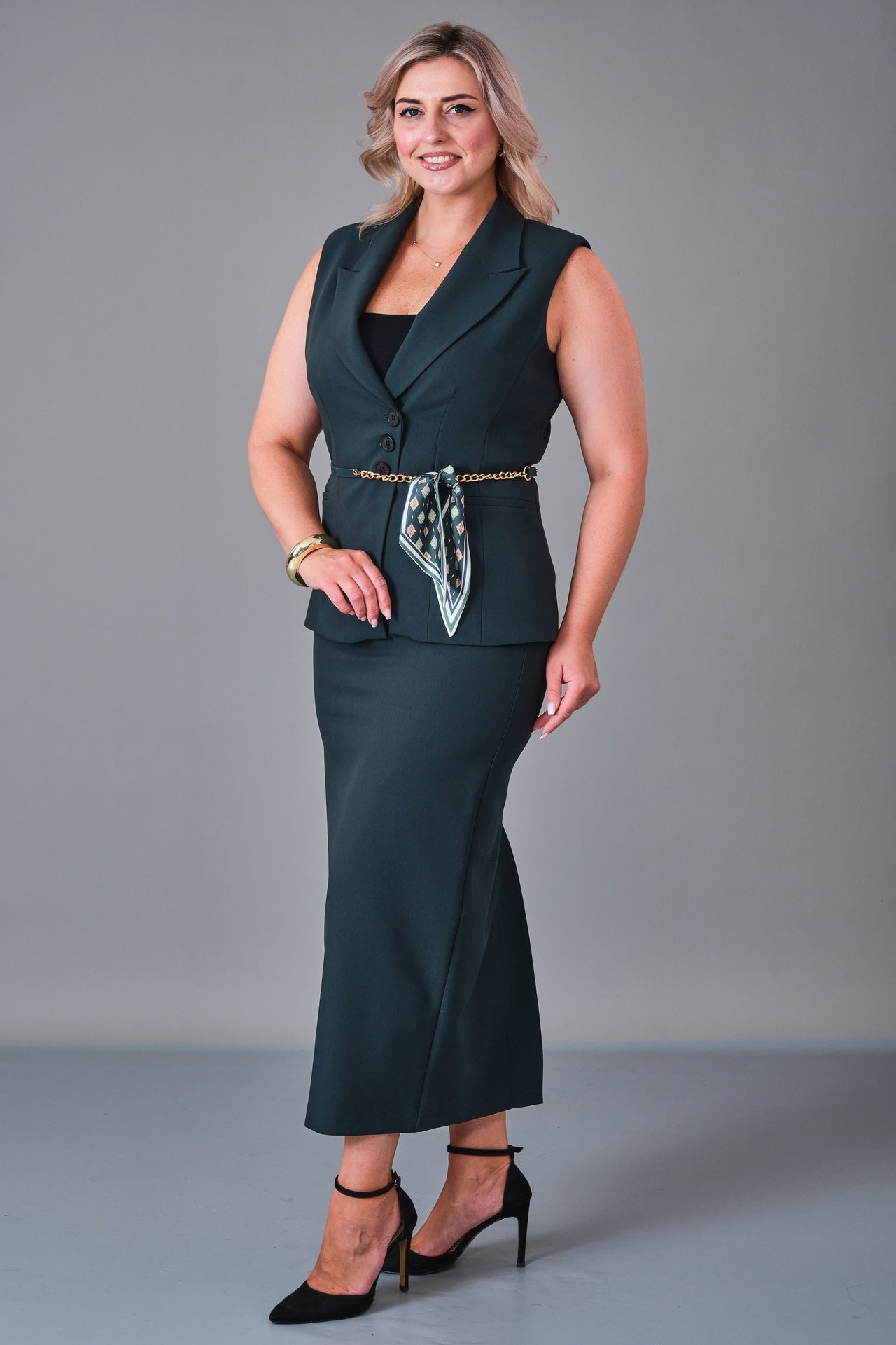 Meira - Plus Size Suit (MEI27K8585) - 8690200201912
