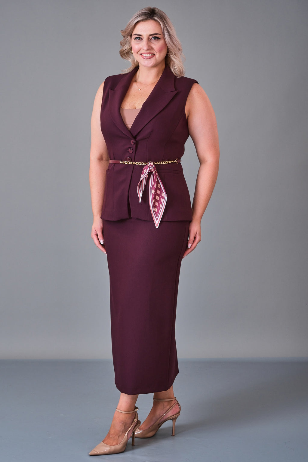 Meira - Plus Size Suit (MEI27K8585) - 8690200201929