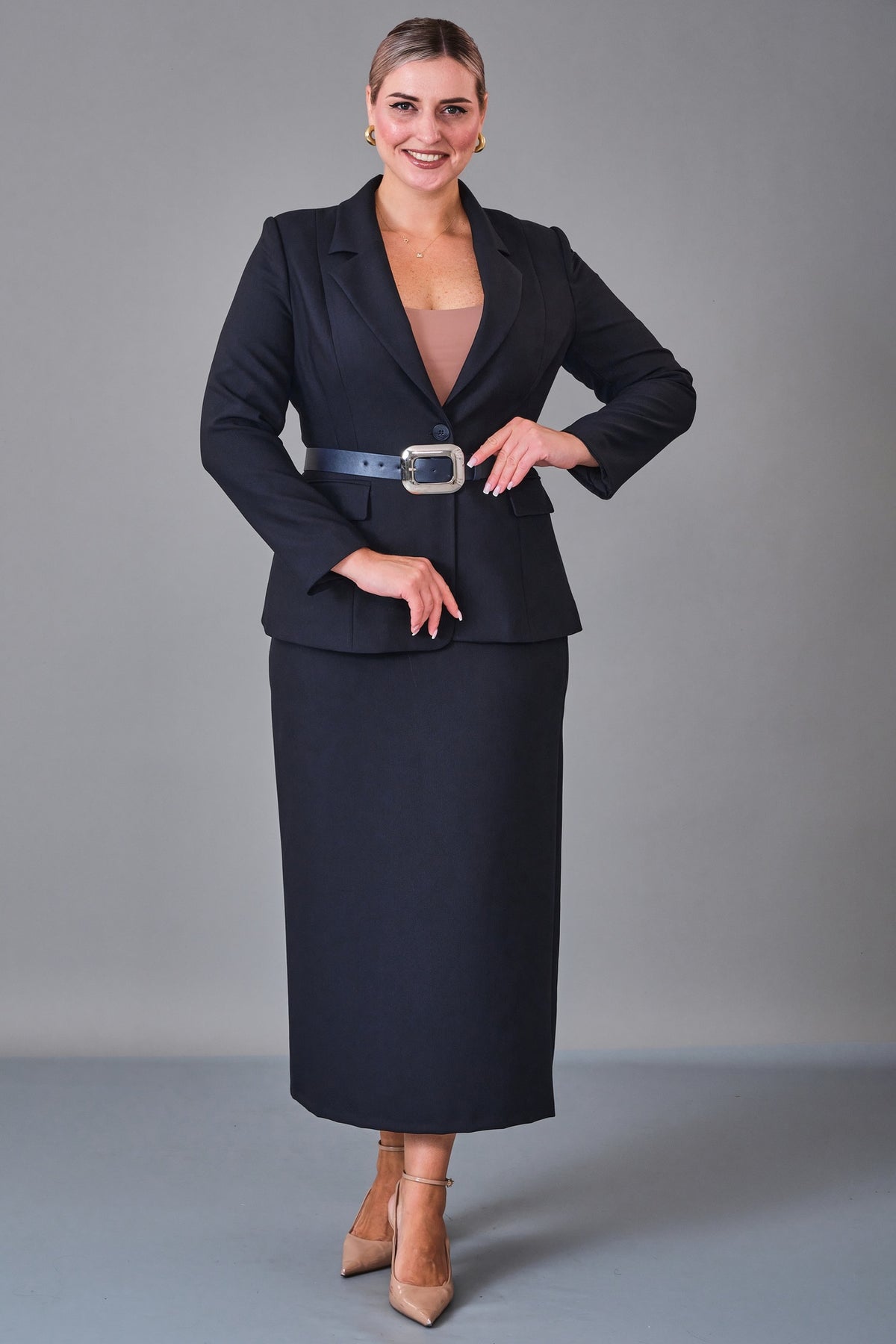 Meira - Plus Size Suit (MEI27K8625) - 8690200202155