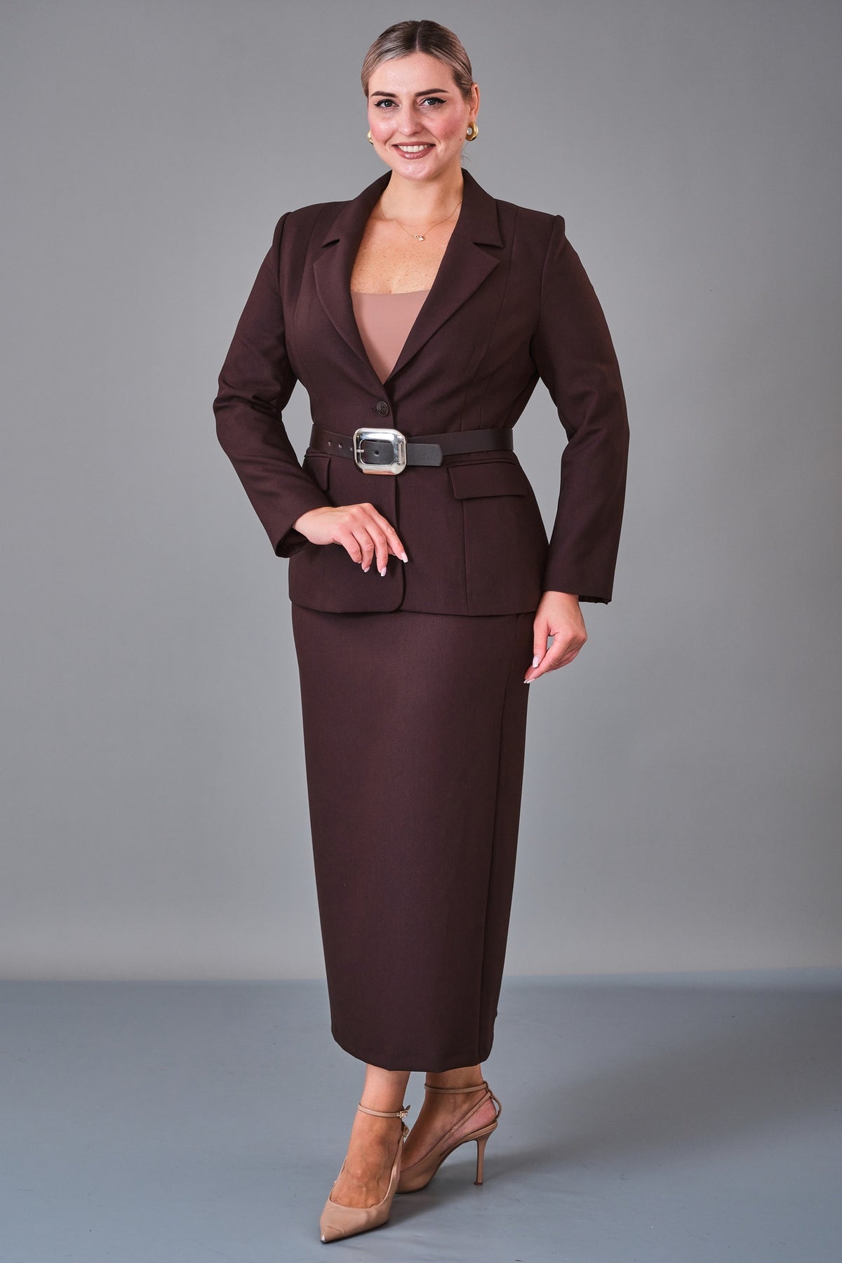Meira - Plus Size Suit (MEI27K8625) - 8690200202179