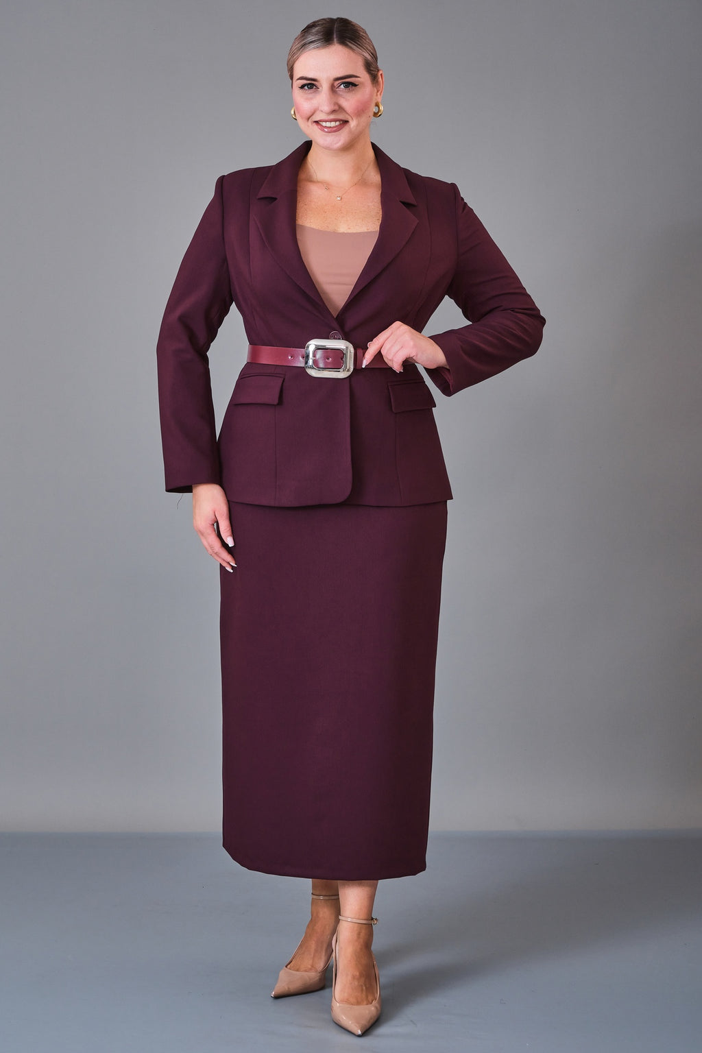 Meira - Plus Size Suit (MEI27K8625) - 8690200202186