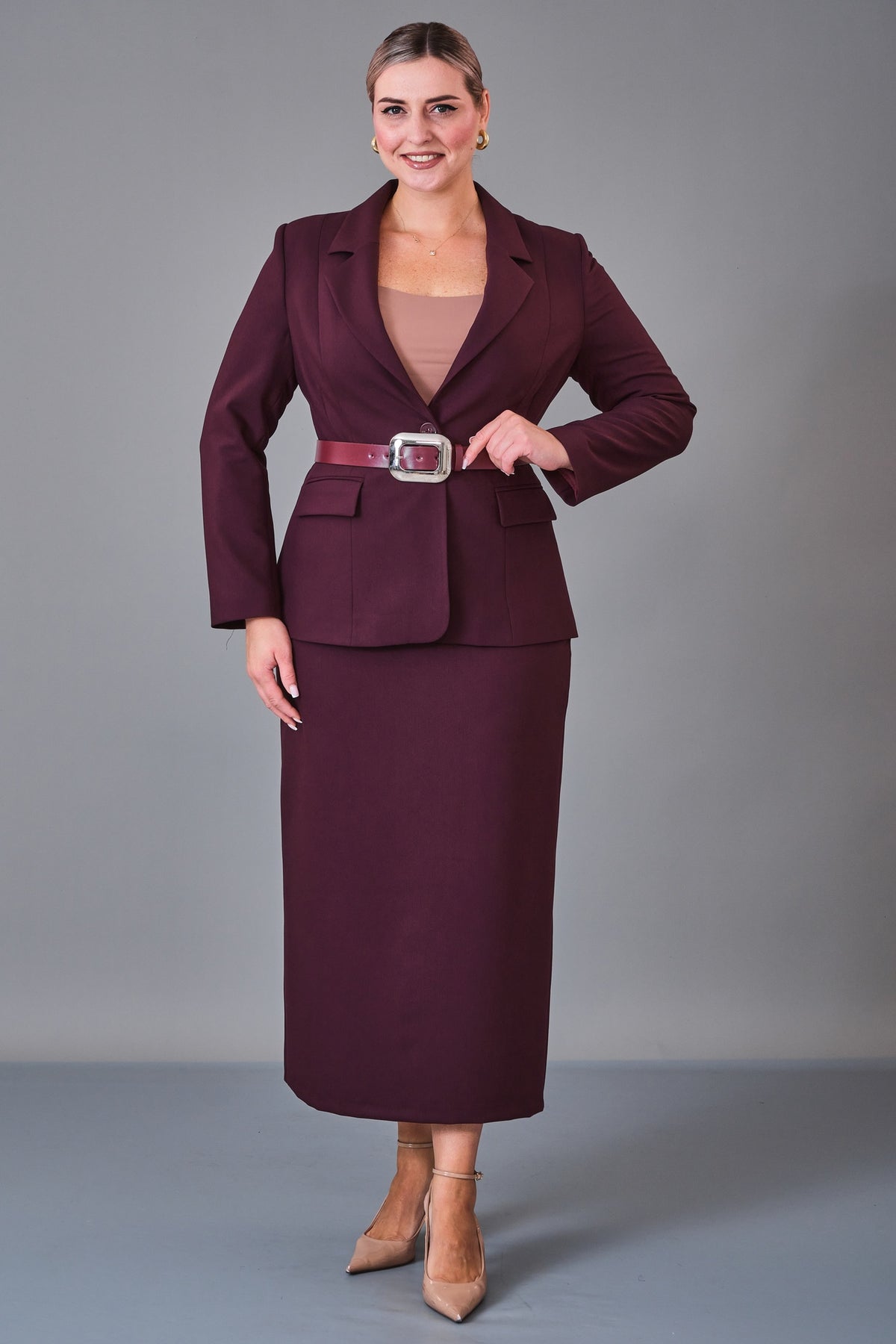 Meira - Plus Size Suit (MEI27K8625) - 8690200202186
