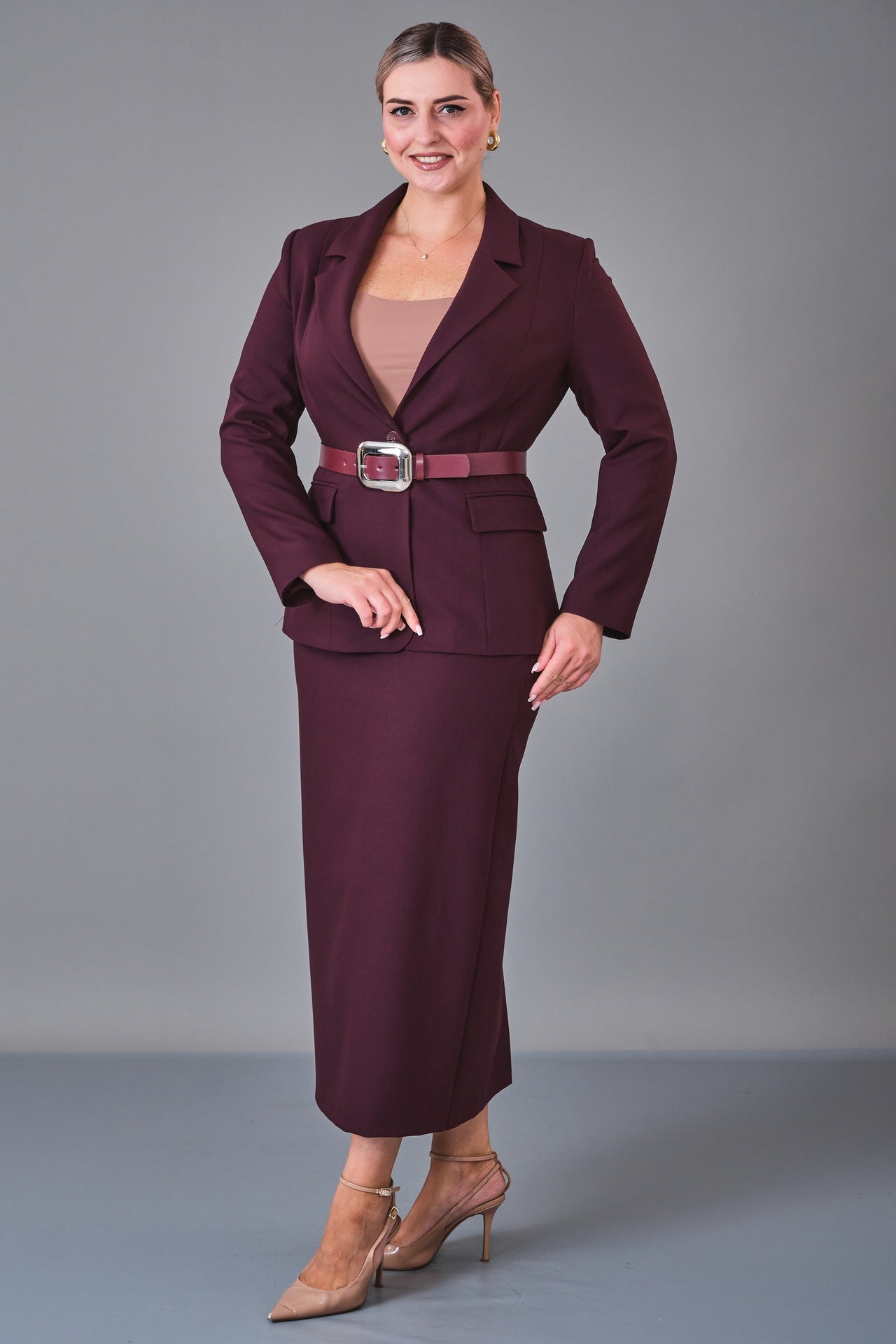 Meira - Plus Size Suit (MEI27K8625) - 8690200202186