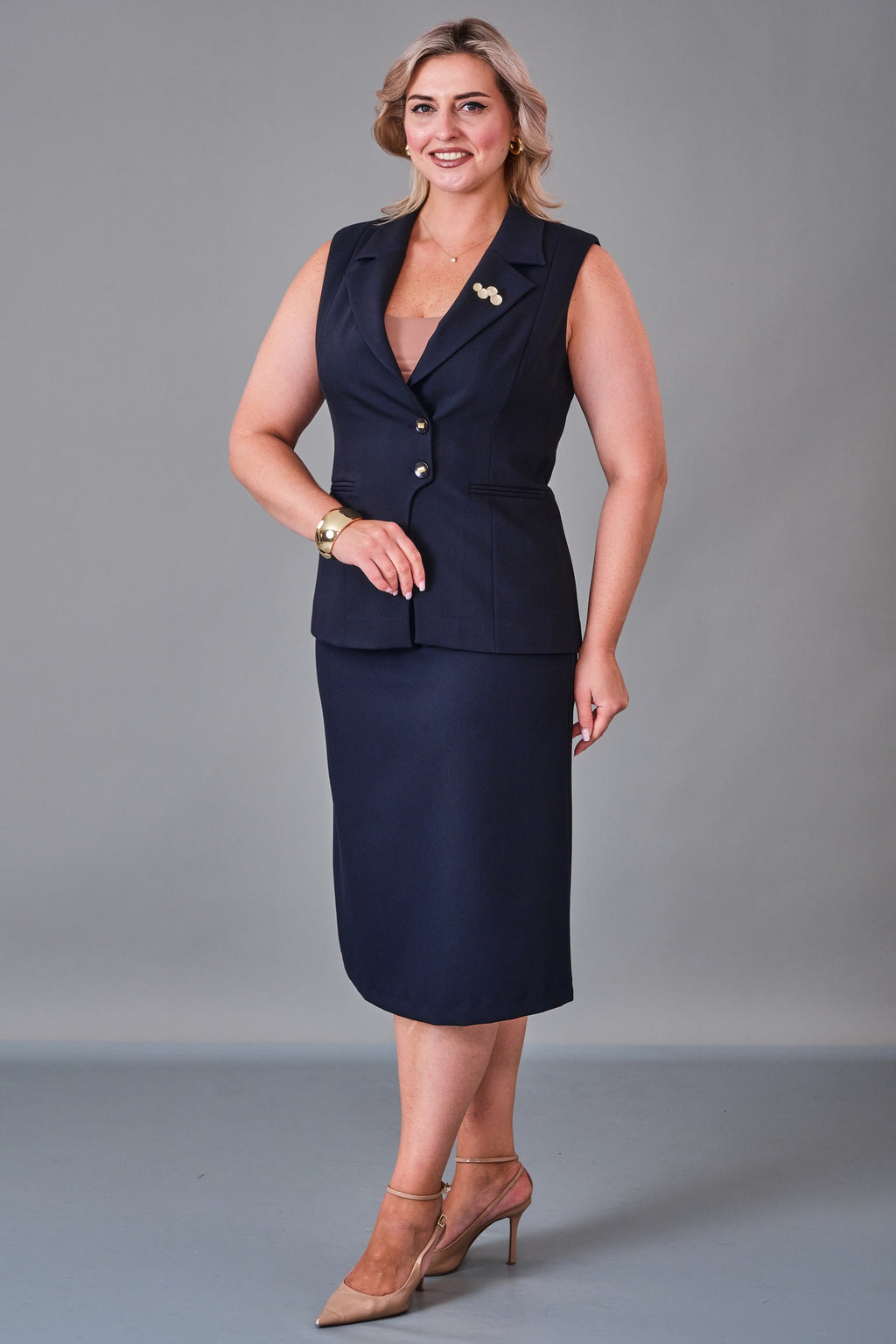 Meira - Plus Size Suit (MEI27K8665)