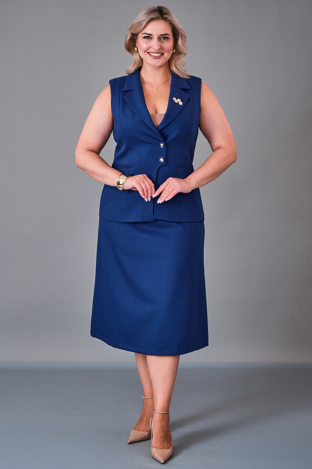 Meira - Plus Size Suit (MEI27K8665)