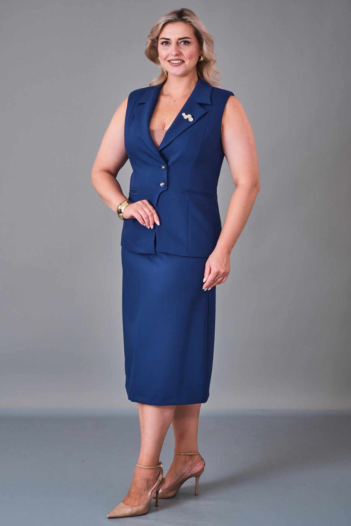 Meira - Plus Size Suit (MEI27K8665)