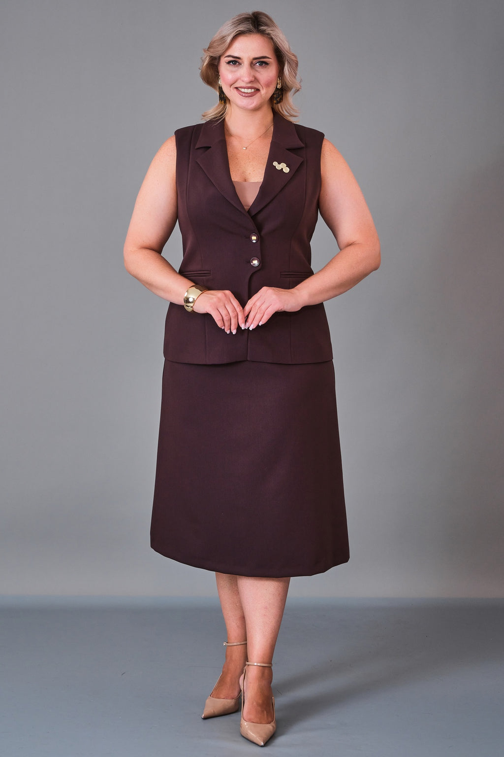 Meira - Plus Size Suit (MEI27K8665) - 8690200202582