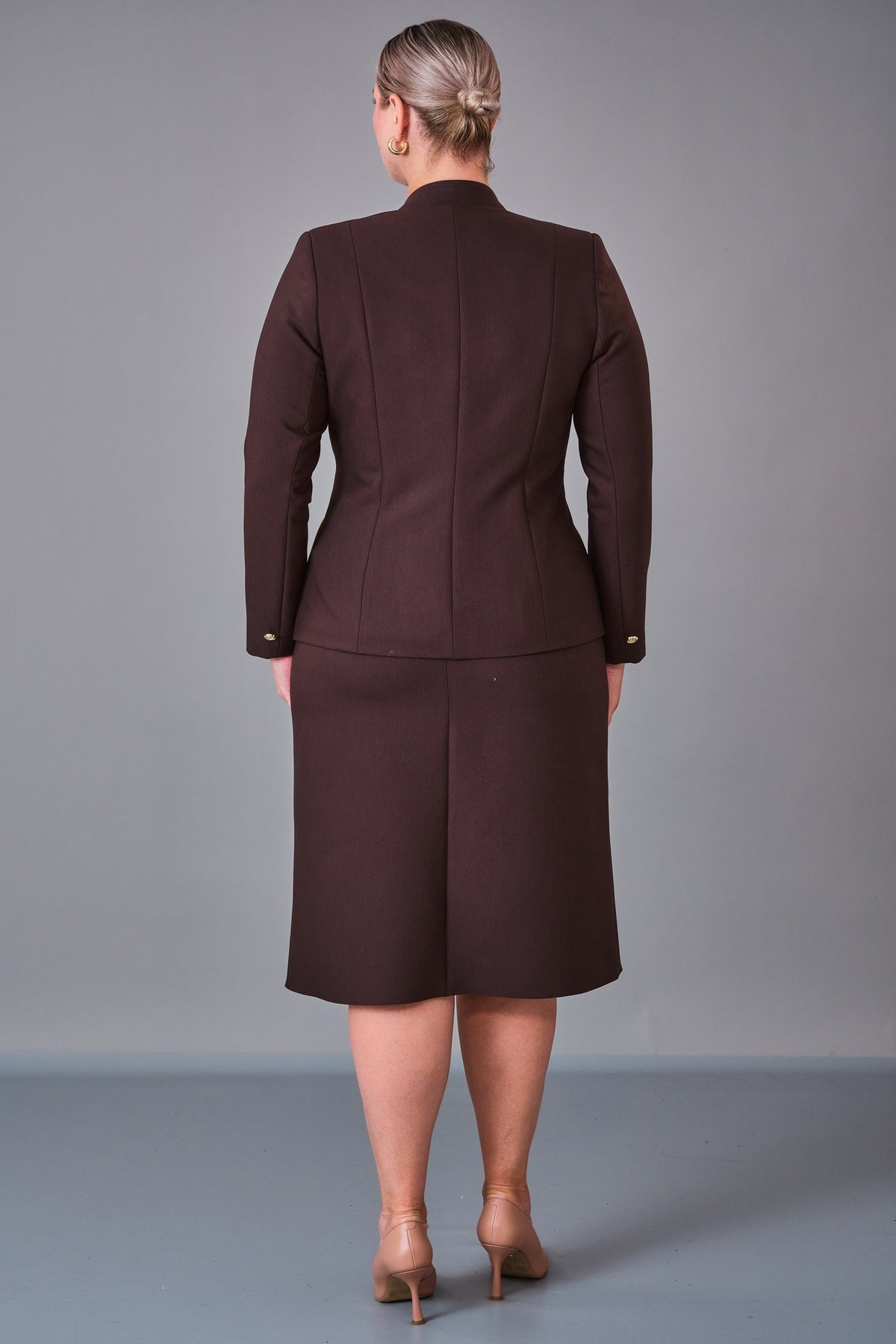Cocomika - Plus Size Suit (CMK27K3041) - 8690200202629