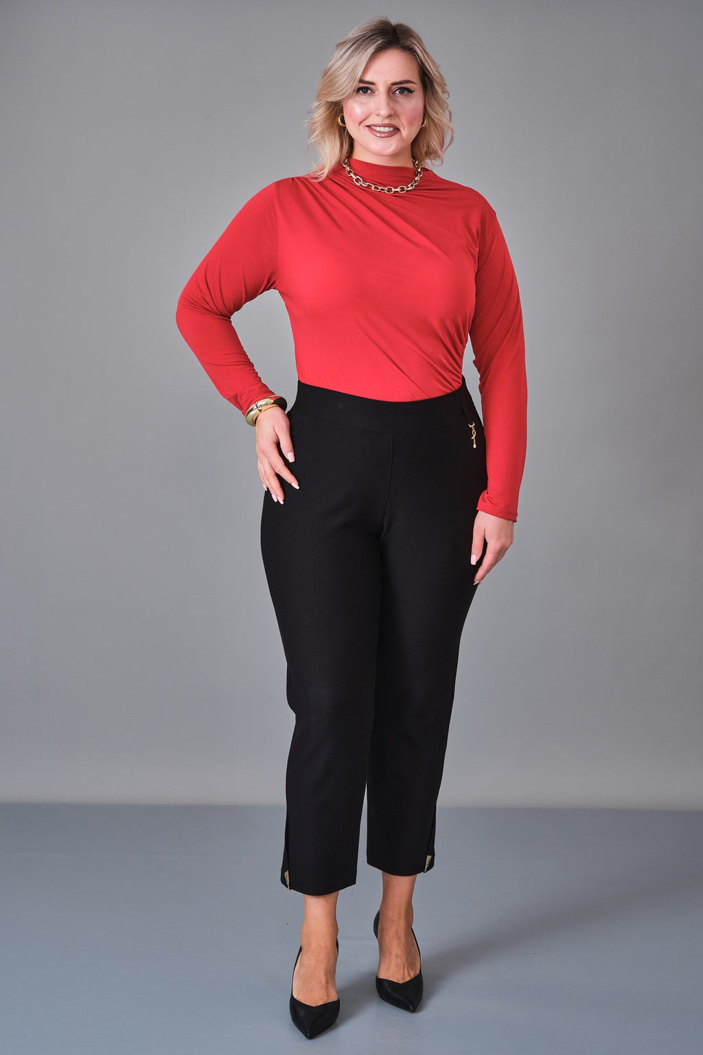 Elitline - Plus Size Trousers (ELT27K1-01-4119) - 8690200204661
