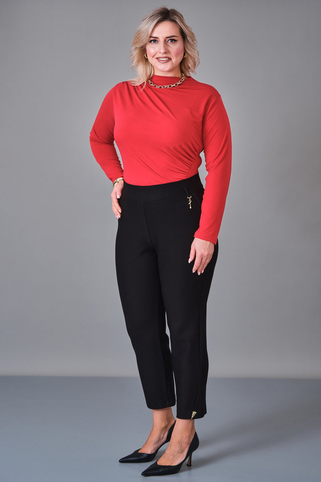 Elitline - Plus Size Trousers (ELT27K1-01-4119) - 8690200204661
