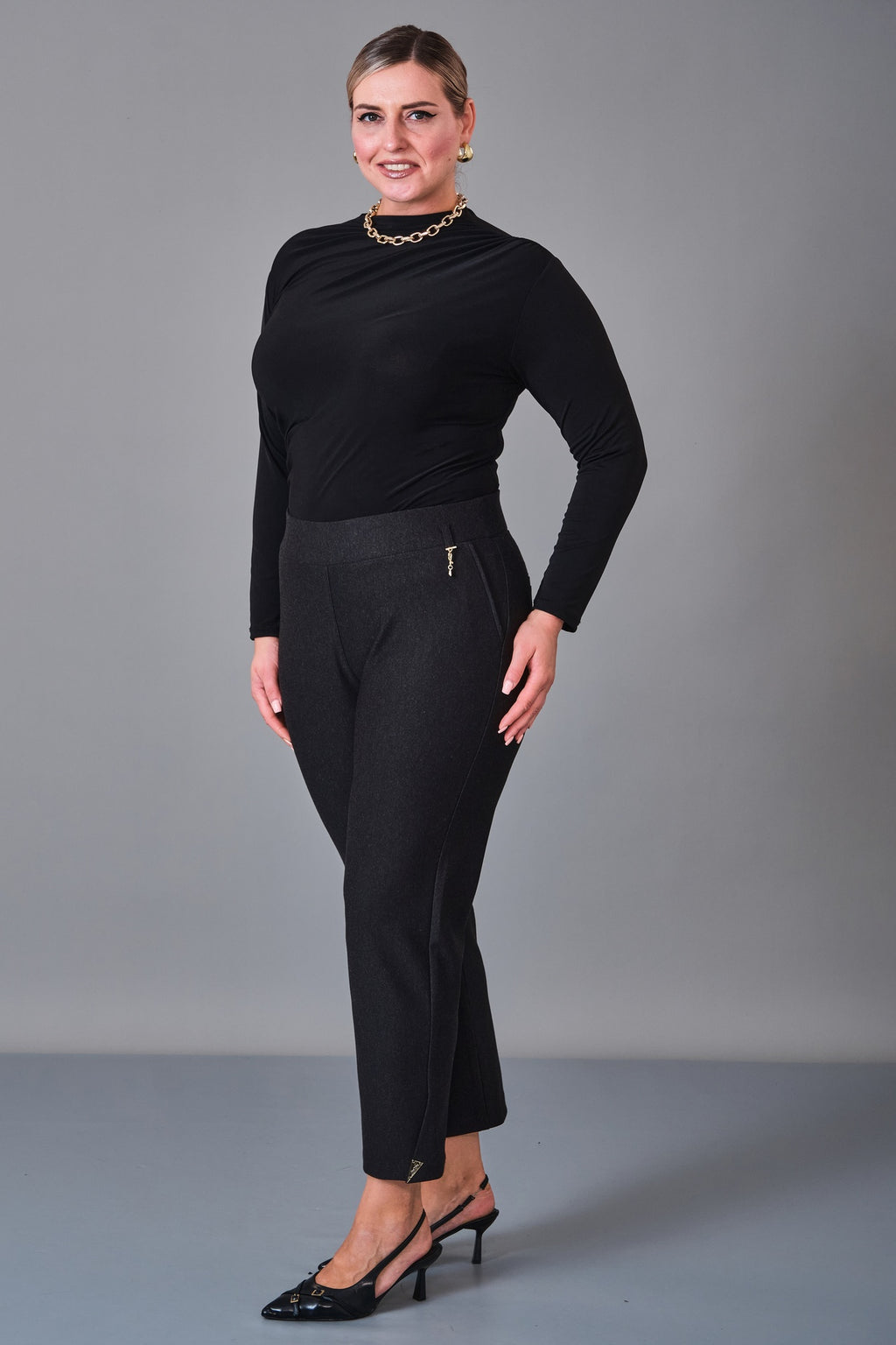 Elitline - Plus Size Trousers (ELT27K1-01-4119)